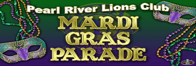 Krewe of Pearl River Lions Club logo