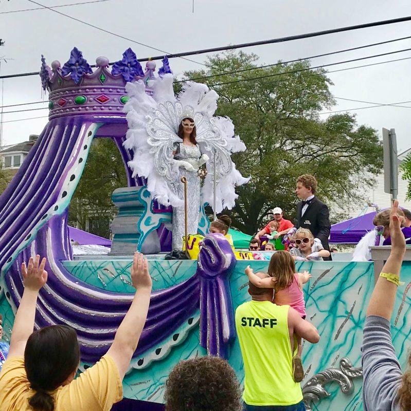 butterfly cutout Mardi Gras New Orleans 2019 Krewe Of Iris 3 doubloon set 