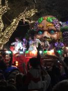 The Krewe of Bacchus rolls through the Uptown in New Orleans.