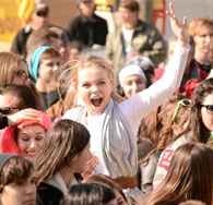 Enthusiastic Fans at Family Gras