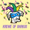 Krewe of Barkus logo